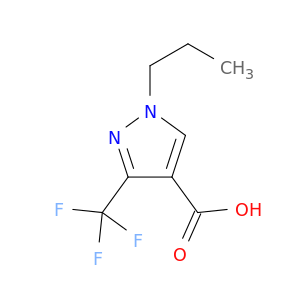 1-Propyl-3-(trifluoromethyl)pyrazole-4-carboxylic acid