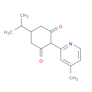 1,3-Cyclohexanedione, 5-(1-methylethyl)-2-(4-methyl-2-pyridinyl)-