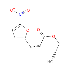 2-Propenoic acid, 3-(5-nitro-2-furanyl)-, 2-propynyl ester