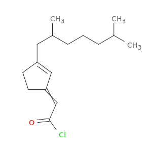 Acetyl chloride, [3-(2,6-dimethylheptyl)-2-cyclopenten-1-ylidene]-