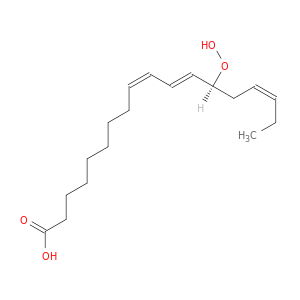 9,11,15-octadecatrienoic acid, 13-hydroperoxy-, (9Z,11E,13S,15Z)-