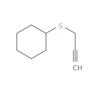 Cyclohexane, (2-propynylthio)-