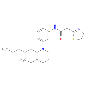 2-Thiazoleacetamide, N-[3-(dihexylamino)phenyl]-4,5-dihydro-