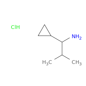 1-cyclopropyl-2-methylpropan-1-amine hydrochloride