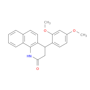 Benzo[h]quinolin-2(1H)-one, 4-(2,4-dimethoxyphenyl)-3,4-dihydro-