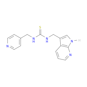 Thiourea, N-(4-pyridinylmethyl)-N'-(1H-pyrrolo[2,3-b]pyridin-3-ylmethyl)-