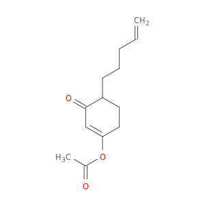 2-Cyclohexen-1-one, 3-(acetyloxy)-6-(4-pentenyl)-