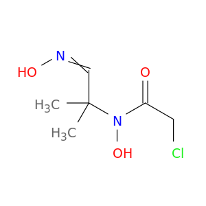 Acetamide, 2-chloro-N-hydroxy-N-[2-(hydroxyimino)-1,1-dimethylethyl]-