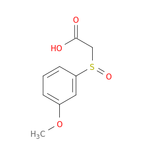 2-(3-Methoxybenzenesulfinyl)acetic acid