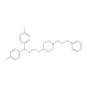 Piperidine,4-[2-[bis(4-fluorophenyl)methoxy]ethyl]-1-(3-phenylpropyl)-