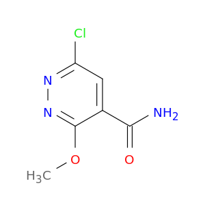 4-Pyridazinecarboxamide, 6-chloro-3-methoxy-