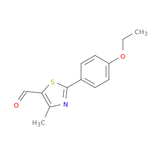 2-(4-乙氧基苯基)-4-甲基-5-噻唑甲基甲醛