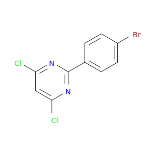 Pyrimidine, 2-(4-bromophenyl)-4,6-dichloro-