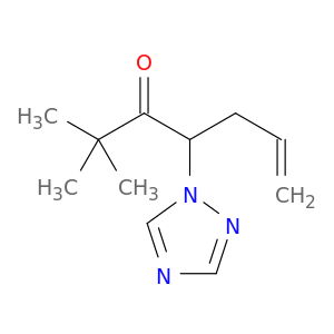 6-Hepten-3-one, 2,2-dimethyl-4-(1H-1,2,4-triazol-1-yl)-