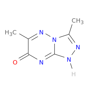 1,2,4-Triazolo[4,3-b][1,2,4]triazin-7(1H)-one, 3,6-dimethyl-