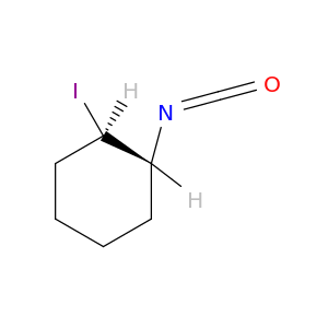 Cyclohexane, 1-iodo-2-isocyanato-, trans-