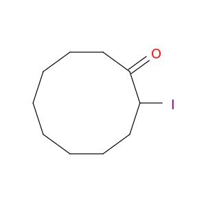 Cyclodecanone, 2-iodo-