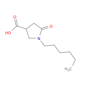 3-吡咯烷羧酸,1-己基-5-氧代-