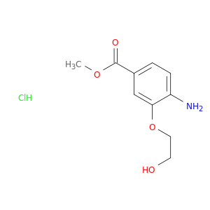 Methyl 4-Amino-3-(2-hydroxyethoxy)benzoate Hydrochloride