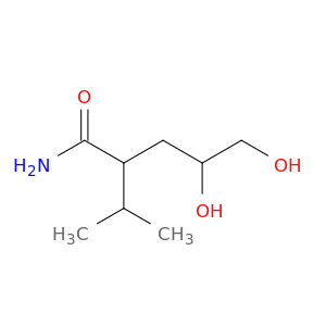 Pentanamide, 4,5-dihydroxy-2-(1-methylethyl)-