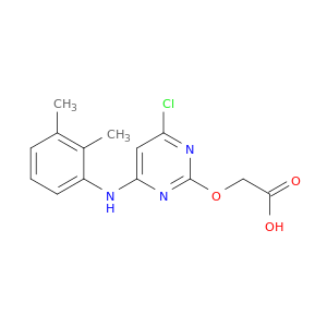 Acetic acid, [[4-chloro-6-[(2,3-dimethylphenyl)amino]-2-pyrimidinyl]oxy]-