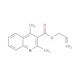 3-Quinolinecarboxylic acid, 2,4-dimethyl-, 2-propen-1-yl ester