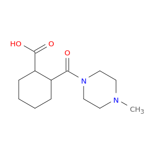 Cyclohexanecarboxylicacid, 2-[(4-methyl-1-piperazinyl)carbonyl]-