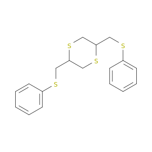 1,4-Dithiane, 2,5-bis[(phenylthio)methyl]-