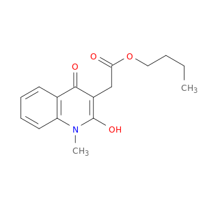 BUTYL 2-(2-HYDROXY-1-METHYL-4-OXO-(QUINOLIN-3-YL))ACETATE