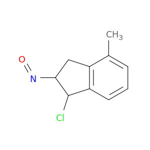 1H-Indene, 1-chloro-2,3-dihydro-4-methyl-2-nitroso-