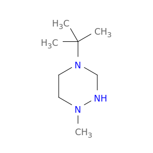 1,2,4-Triazine, 4-(1,1-dimethylethyl)hexahydro-1-methyl-