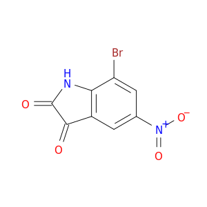 1H-Indole-2,3-dione, 7-bromo-5-nitro-
