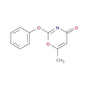 4H-1,3-Oxazin-4-one, 6-methyl-2-phenoxy-