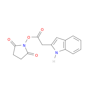 2,5-Pyrrolidinedione, 1-[(1H-indol-2-ylacetyl)oxy]-