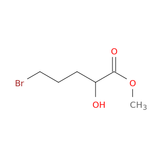 Pentanoic acid, 5-bromo-2-hydroxy-, methyl ester