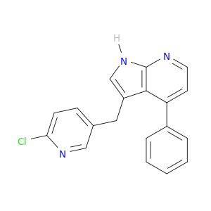 1H-Pyrrolo[2,3-b]pyridine, 3-[(6-chloro-3-pyridinyl)methyl]-4-phenyl-