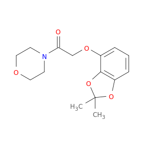 Morpholine, 4-[[(2,2-dimethyl-1,3-benzodioxol-4-yl)oxy]acetyl]-