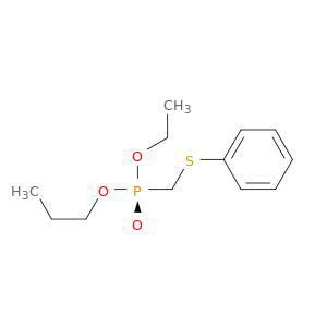 Phosphonic acid, [(phenylthio)methyl]-, ethyl propyl ester, (R)-
