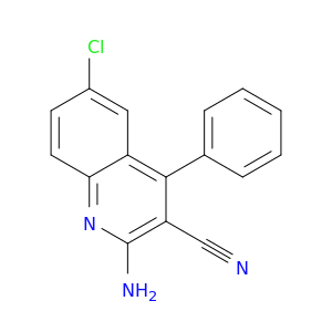 2-Amino-6-chloro-4-phenylquinoline-3-carbonitrile