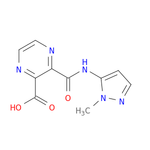 2-Pyrazinecarboxylicacid, 3-[[(1-methyl-1H-pyrazol-5-yl)amino]carbonyl]-