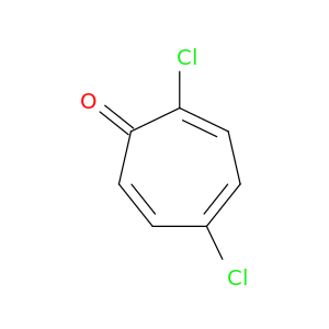 2,4,6-Cycloheptatrien-1-one, 2,5-dichloro-