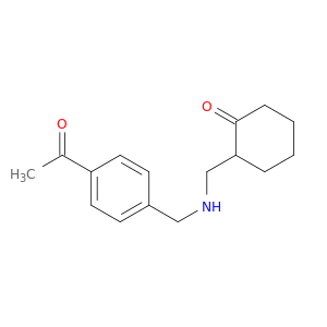 Cyclohexanone, 2-[[(4-acetylphenyl)methylamino]methyl]-