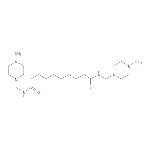Decanediamide, N,N'-bis[(4-methyl-1-piperazinyl)methyl]-