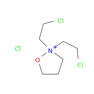 Isoxazolidinium,2,2-bis(2-chloroethyl)-, chloride (1:1)