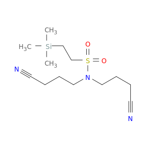 Ethanesulfonamide, N,N-bis(3-cyanopropyl)-2-(trimethylsilyl)-
