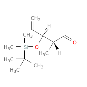 4-Pentenal, 3-[[(1,1-dimethylethyl)dimethylsilyl]oxy]-2-methyl-, (2R,3S)-