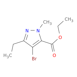 乙基4-溴-3-乙基-1-甲基-1H-吡唑-5-羧酸盐