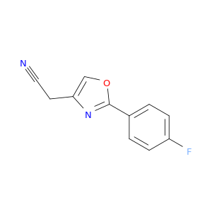 2-[2-(4-fluorophenyl)-1,3-oxazol-4-yl]acetonitrile