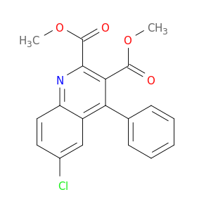 2,3-Quinolinedicarboxylicacid, 6-chloro-4-phenyl-, 2,3-dimethyl ester