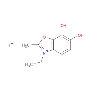 Benzoxazolium, 3-ethyl-6,7-dihydroxy-2-methyl-, iodide